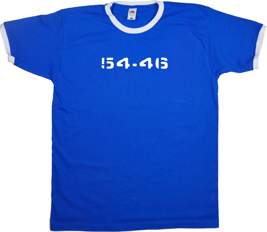 54-46 Prison Ringer T-Shirt - Reggae, Ska, Various Colours