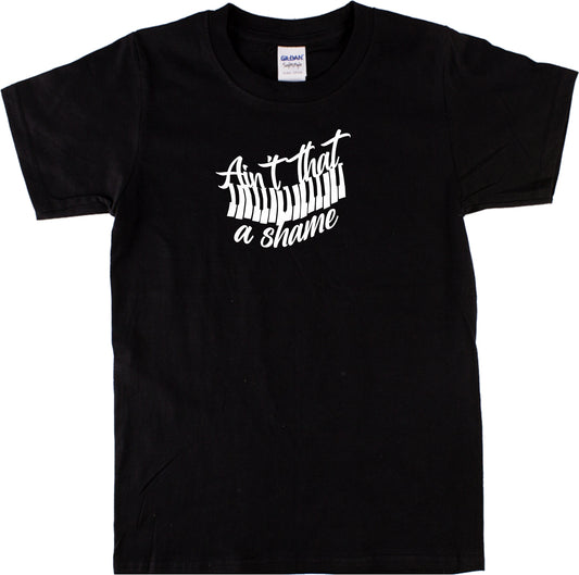 'Ain't That A Shame' T-Shirt - Rock And Roll, Piano, S-XXL