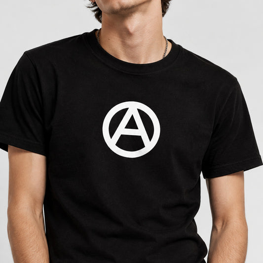 Anarchy Is Order Symbol T-Shirt - Punk, Political, Various Colours
