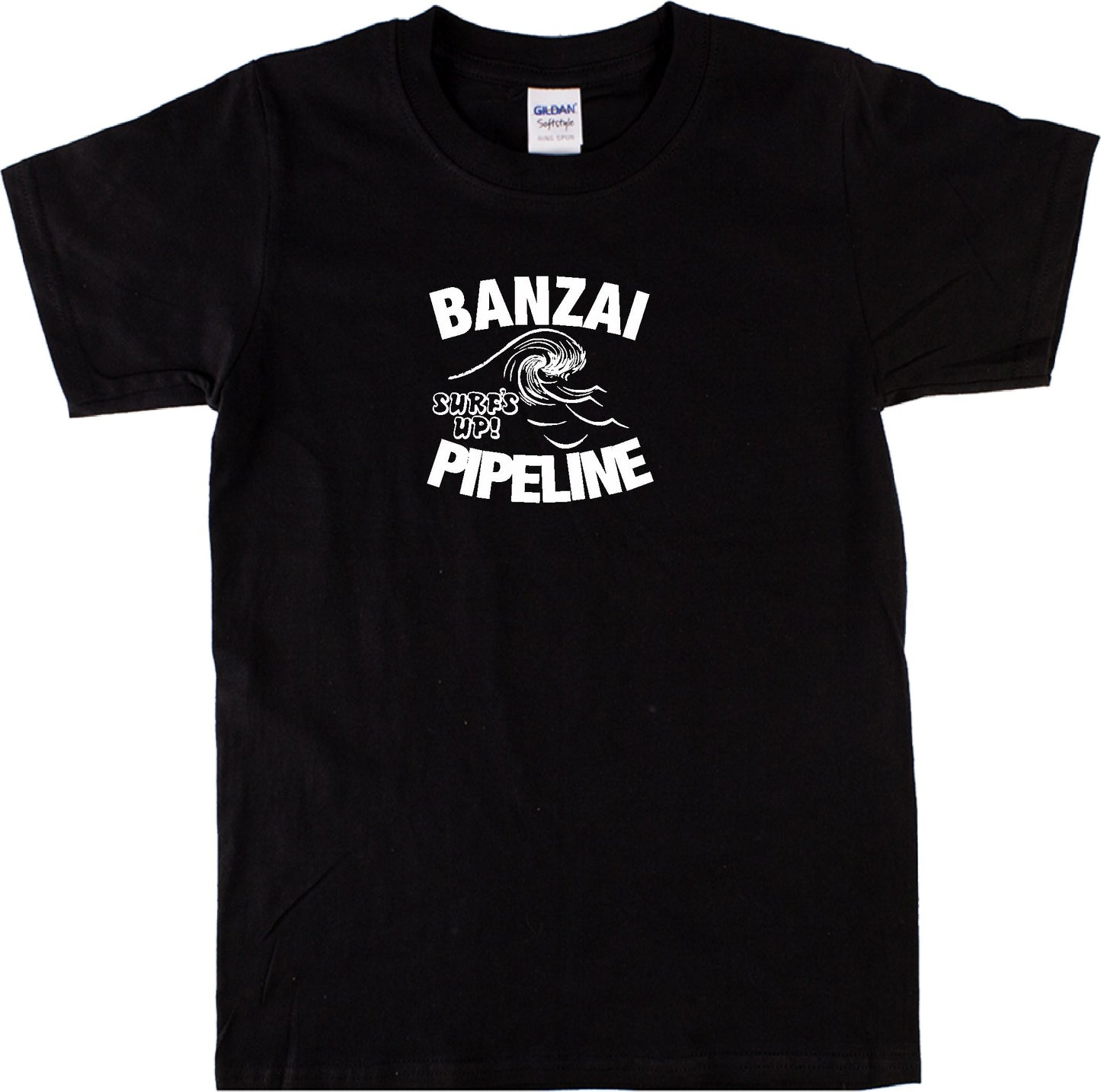 Banzai Pipeline 'Surf's Up' Souvenir T-Shirt - Retro Surfer, Hawaii, Various Colours