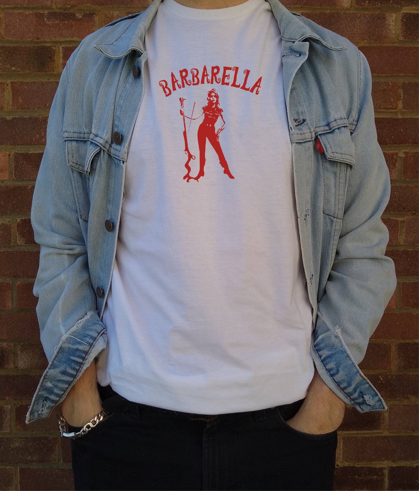Barbarella T-Shirt - 60s Science Fiction Pinup, Various Colours