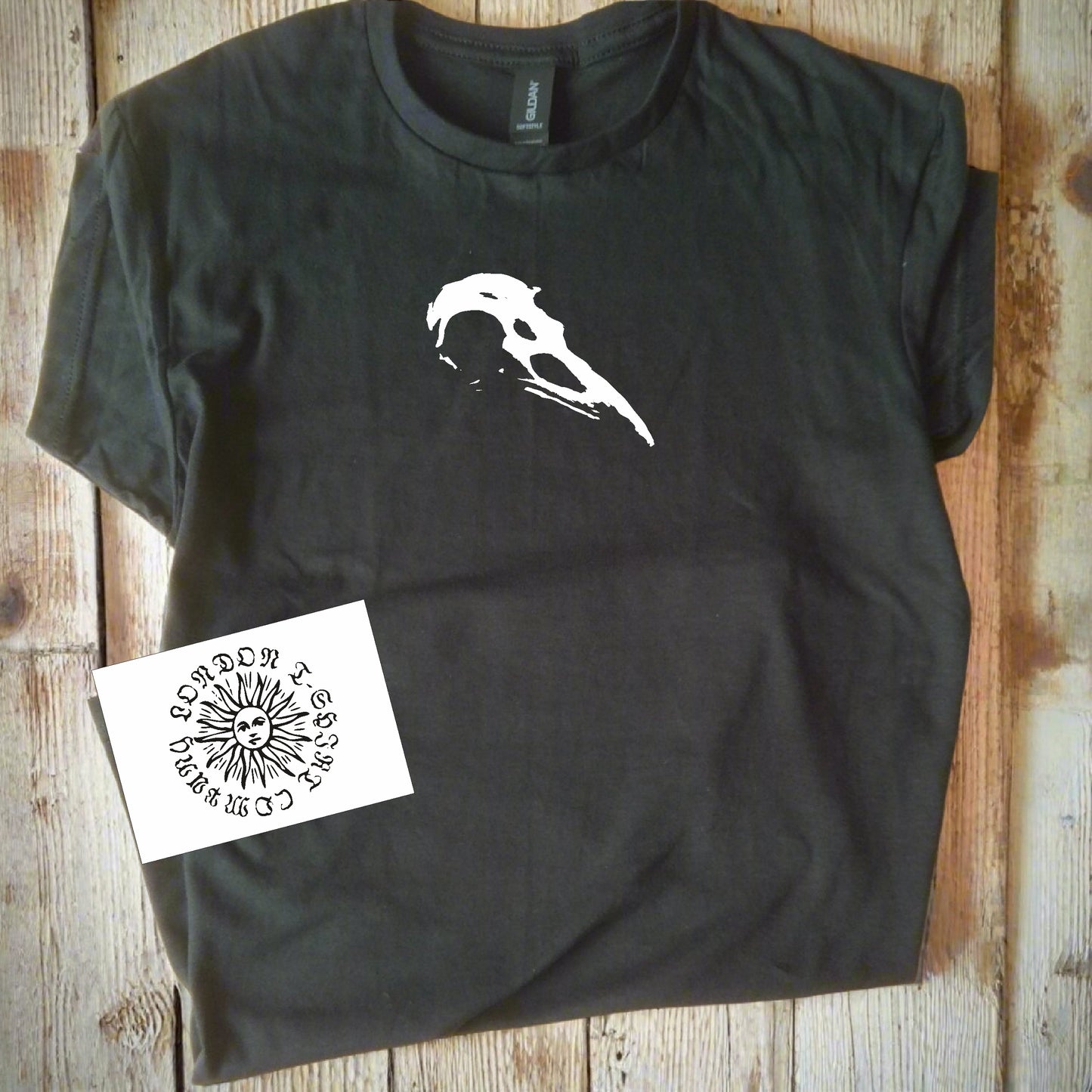 Bird Skull T-Shirt - Cabinet of Curiosities, Gothic, Various Colours