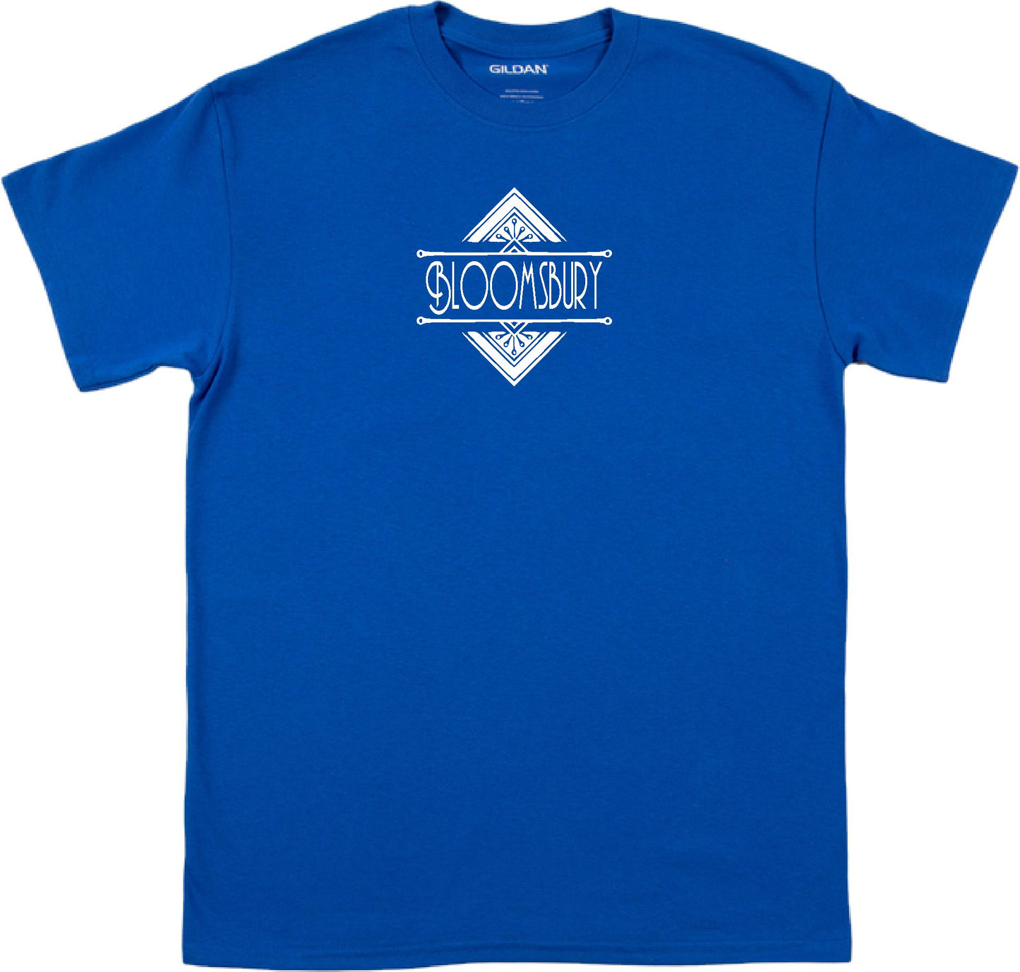 Bloomsbury T-Shirt - Art Deco, London Literature Souvenir, Various Colours