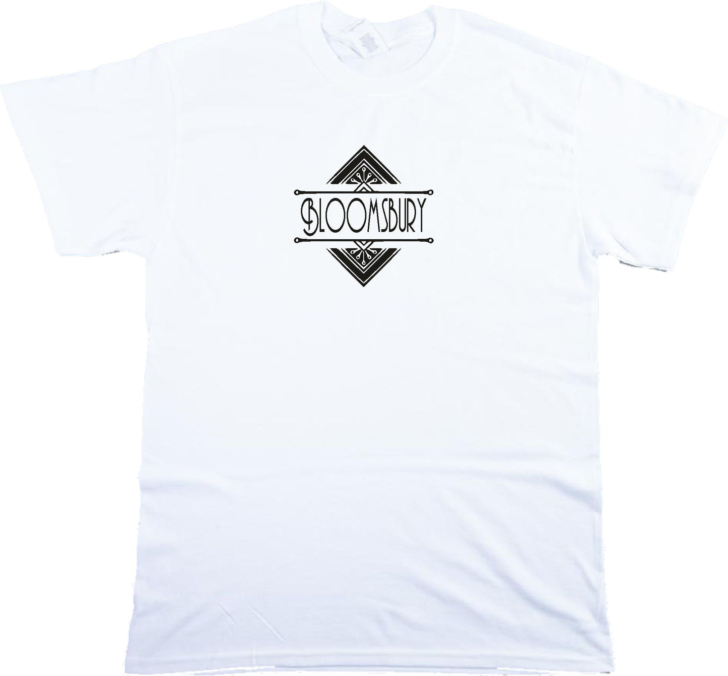 Bloomsbury T-Shirt - Art Deco, London Literature Souvenir, Various Colours