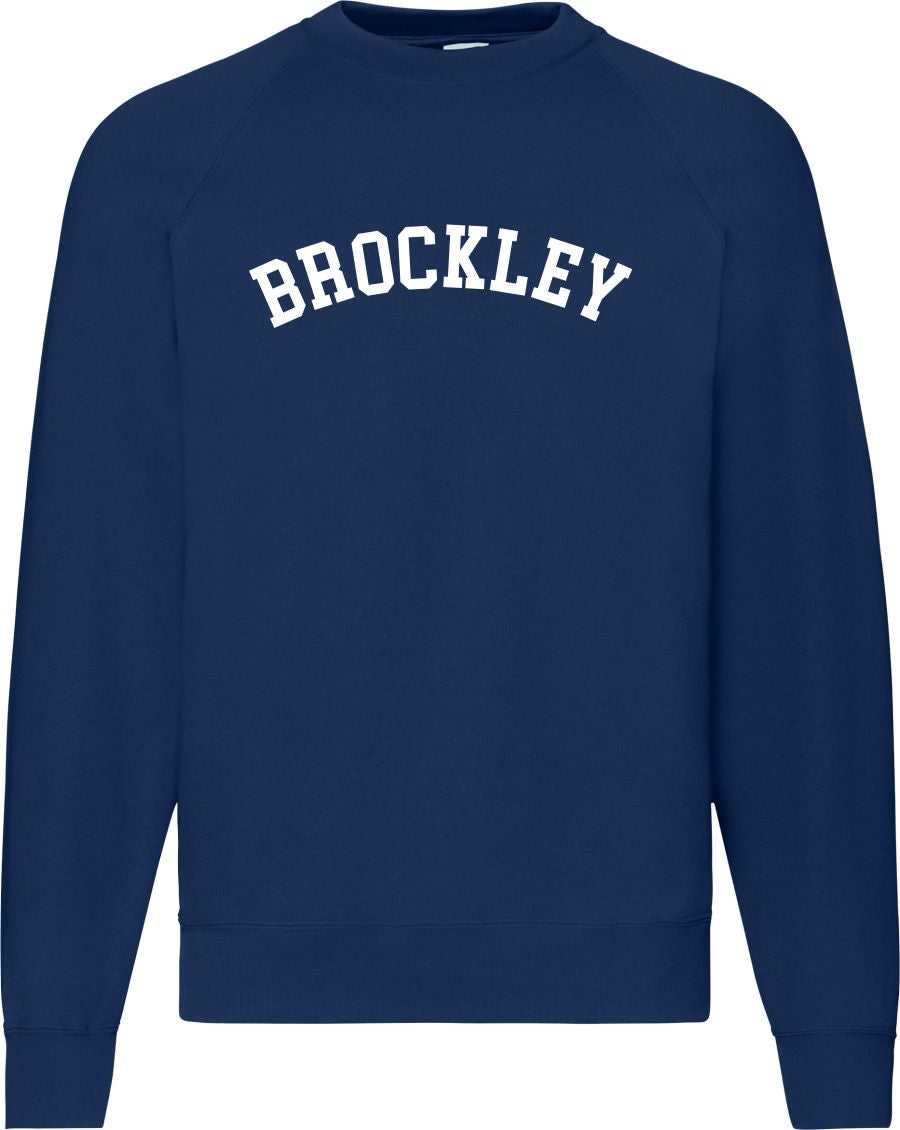 Brockley Sweatshirt - South London Souvenir, Retro Ivy League, Custom Print Add Your Area Name, Various Colours
