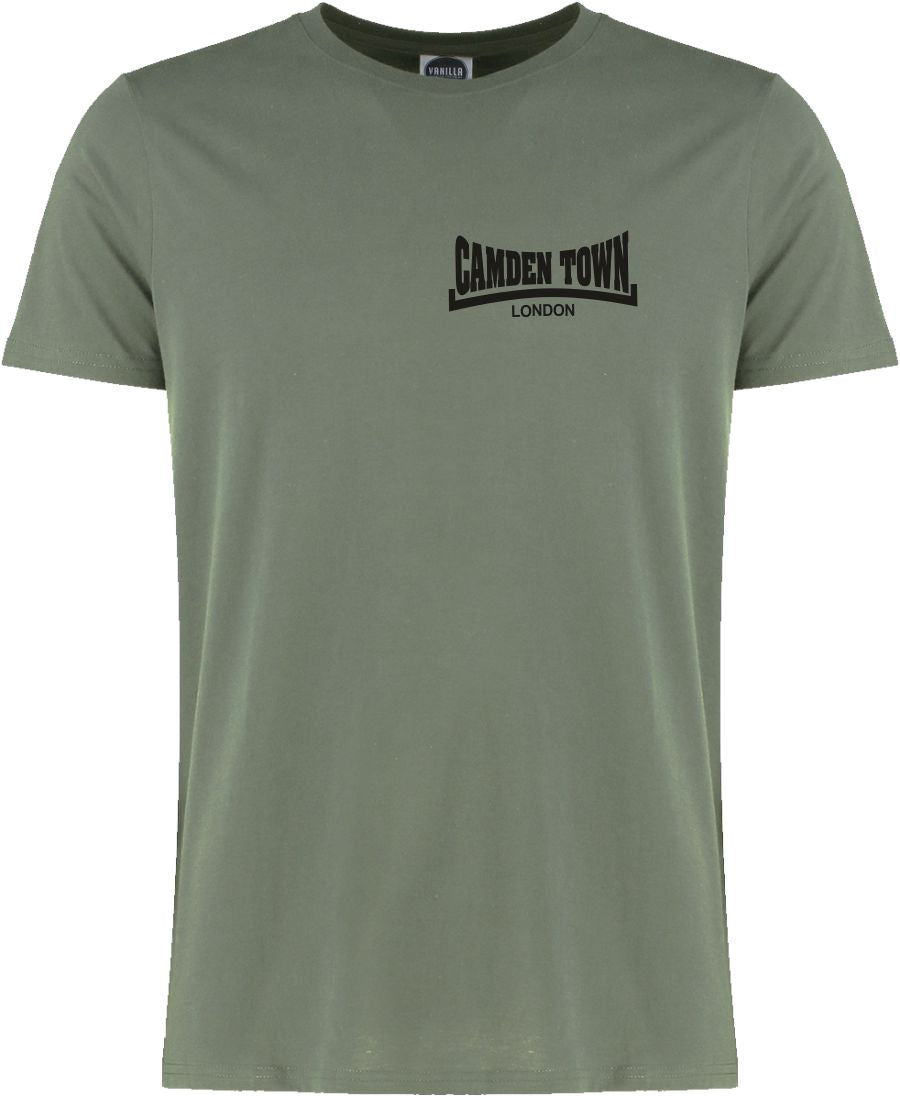 Camden Town Unisex Organic Cotton T-Shirt - London Souvenir, Size Medium, 1 Left
