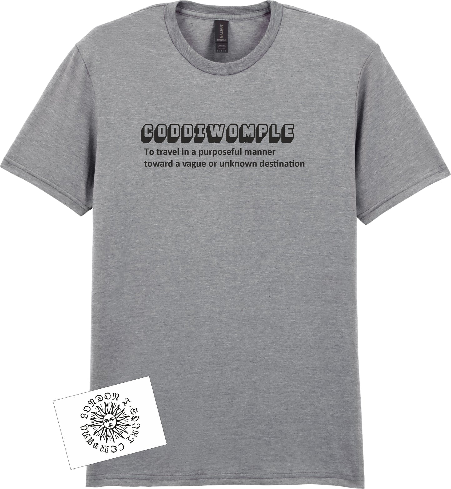 Coddiwomple T-Shirt - Walker Gift Top, Hiking, Various Colours