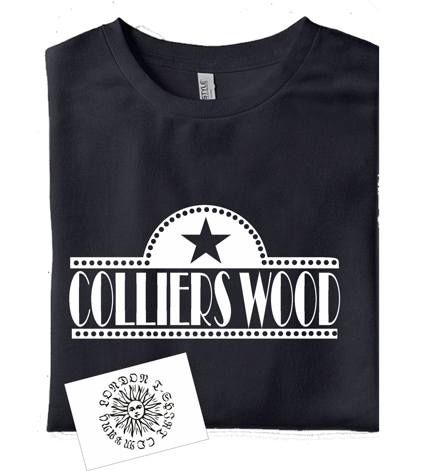 Colliers Wood T-Shirt - Alternative Souvenir, London, Various Colours