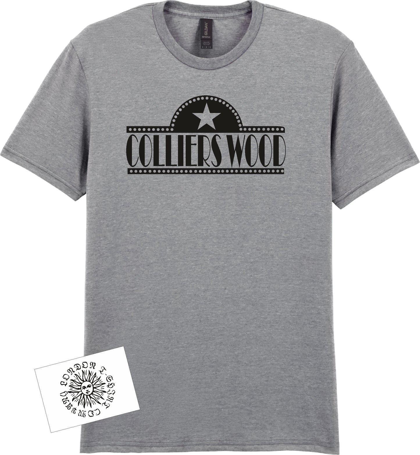 Colliers Wood T-Shirt - Alternative Souvenir, London, Various Colours