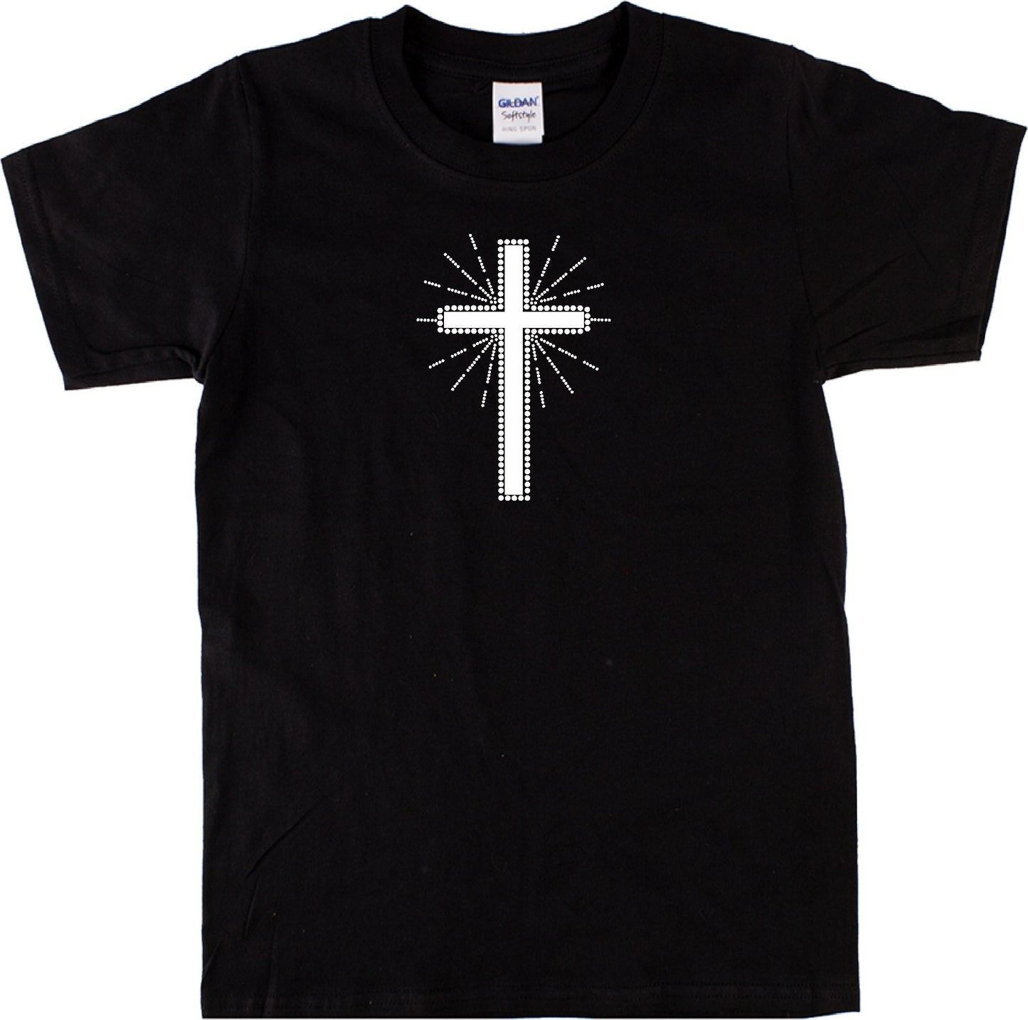 Cross Symbol T-Shirt - Country Western Cowboy, Crucifix, Various Colours