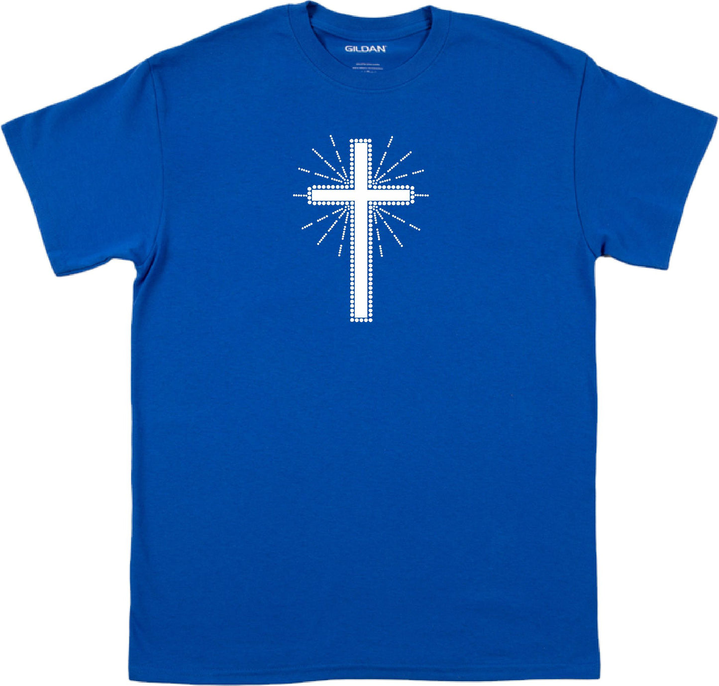 Cross Symbol T-Shirt - Country Western Cowboy, Crucifix, Various Colours