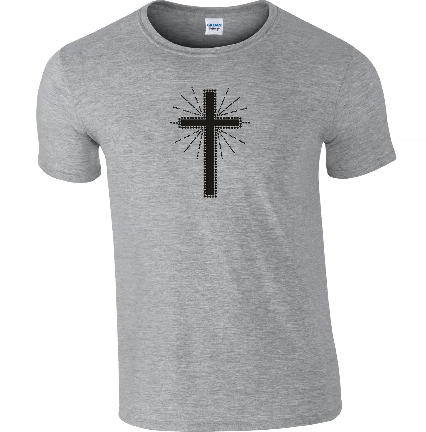 Cross Symbol T-Shirt - Country Western Cowboy, Crucifix, Various Colours