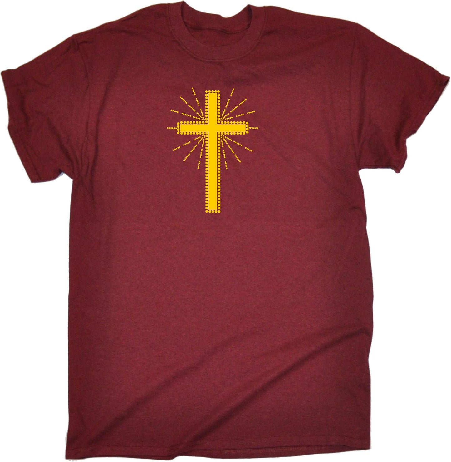 Cross Symbol T-Shirt - Country Western Cowboy, Crucifix, Various Colours