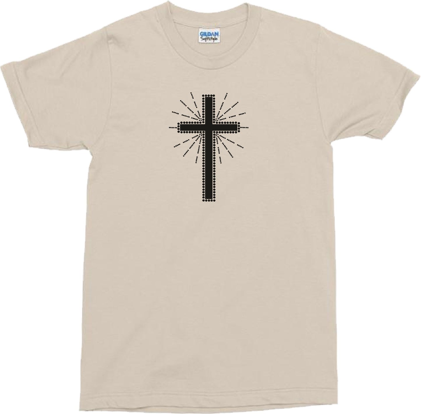 Cross Symbol T-Shirt - Country Western Cowboy, Crucifix, Various Colours