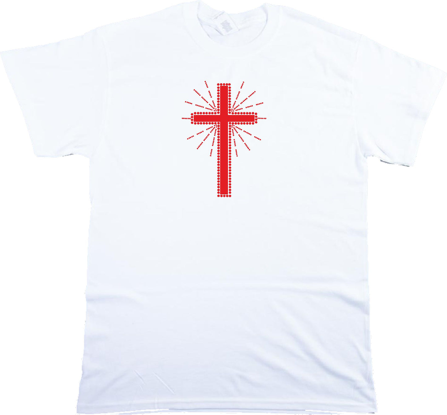 Cross Symbol T-Shirt - Country Western Cowboy, Crucifix, Various Colours