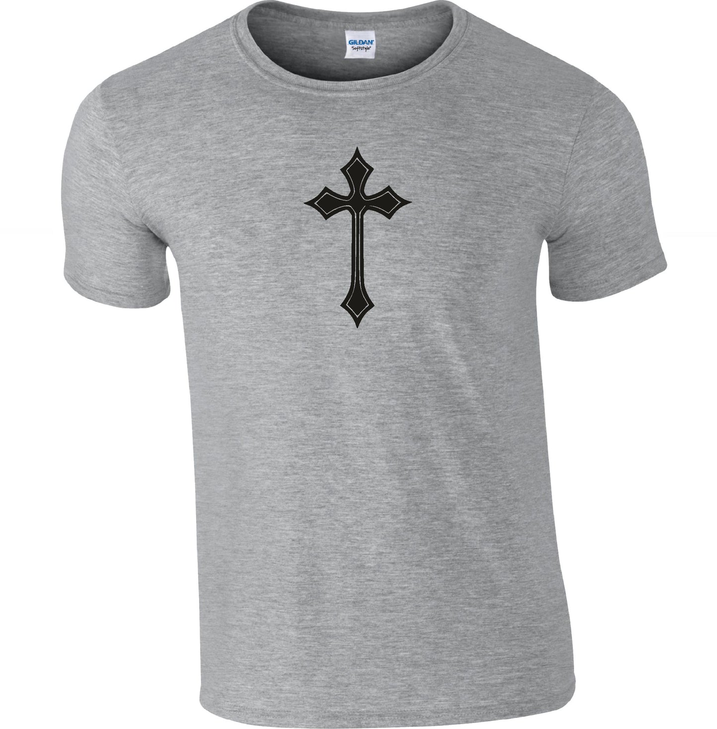 Gothic Cross T-Shirt - Crucifix, Wicca, Goth, Various Colours