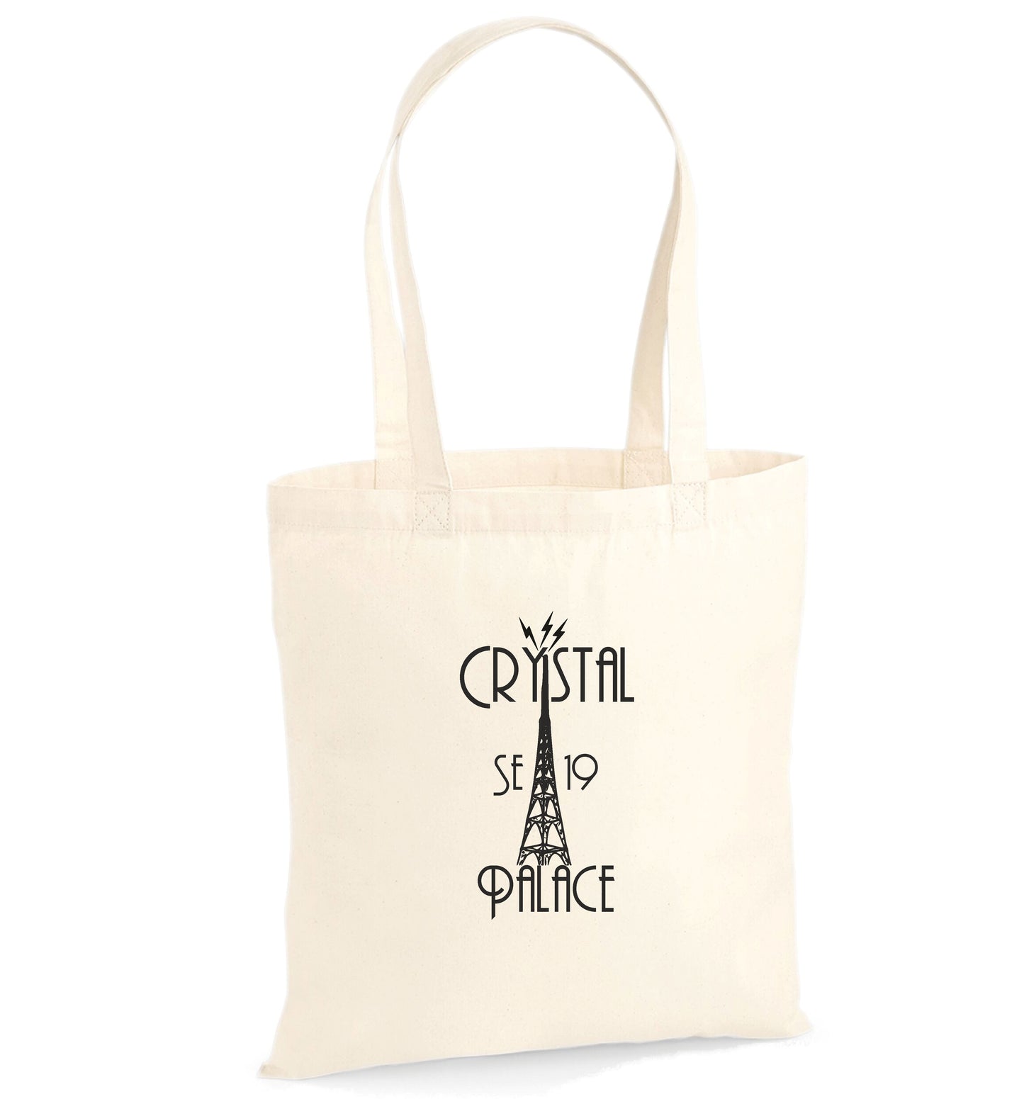 Crystal Palace Organic Cotton Tote Bag - Transmitter Tower, South London Souvenir