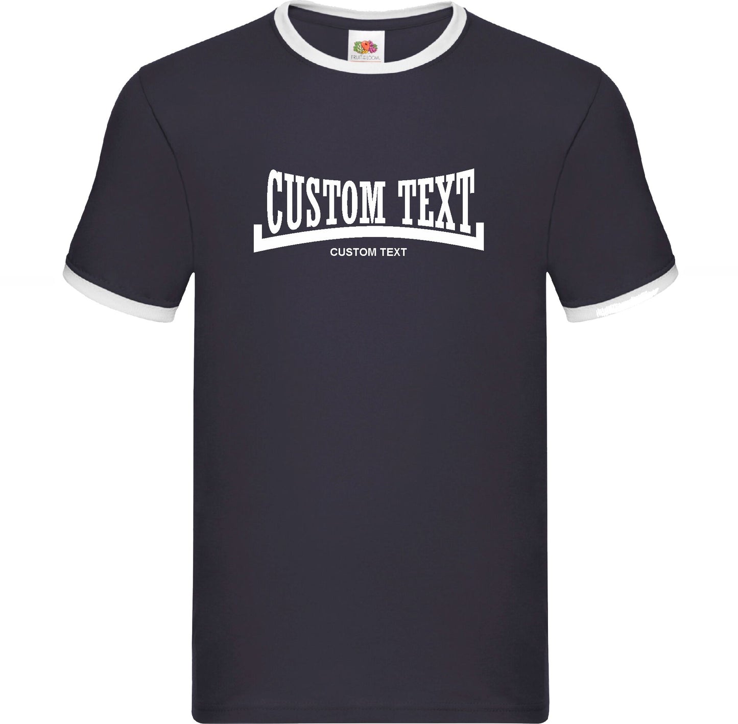 Personalised Custom Printed Retro Boxing Logo T-Shirt - Sub Culture, Football