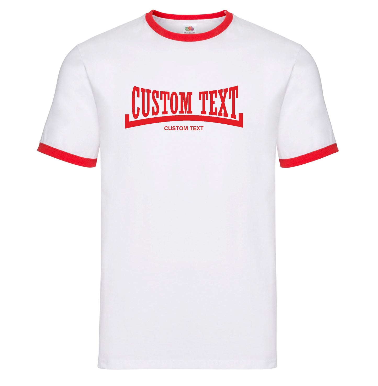 Personalised Custom Printed Retro Boxing Logo T-Shirt - Sub Culture, Football