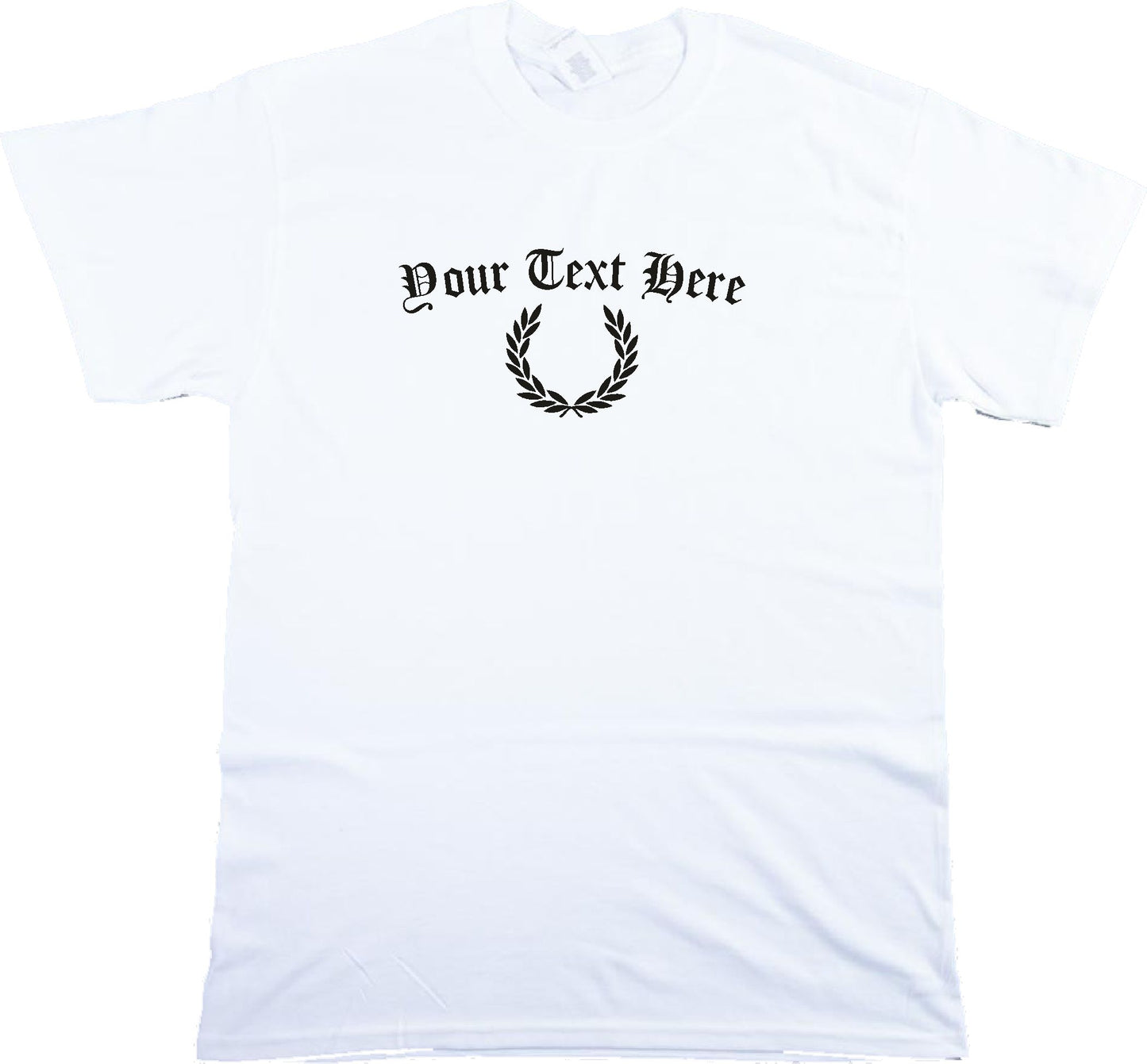 Custom Laurel T-Shirt - Add Your Text, Personalised, Sub Culture, Various Colour