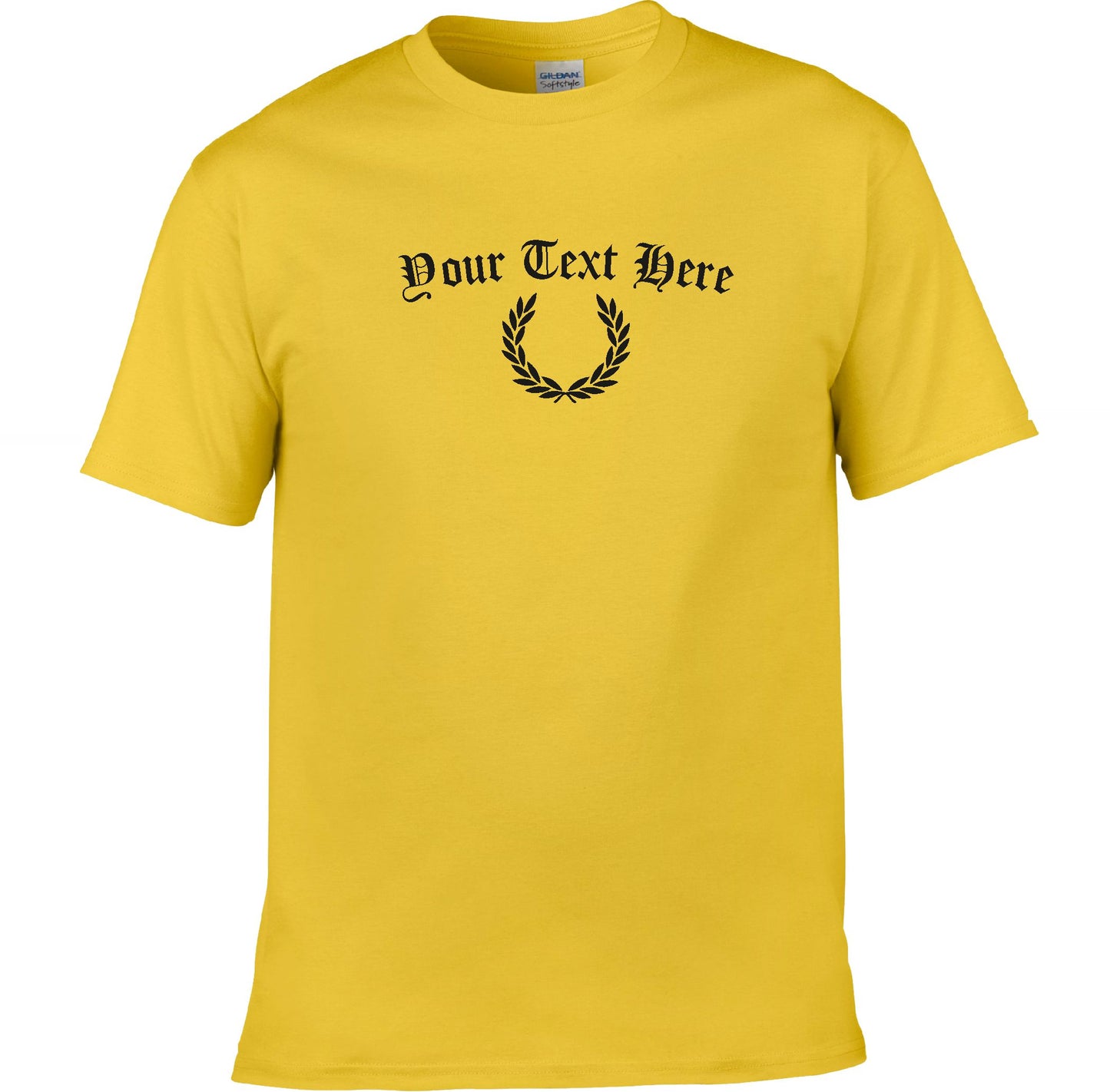 Custom Laurel T-Shirt - Add Your Text, Personalised, Sub Culture, Various Colour