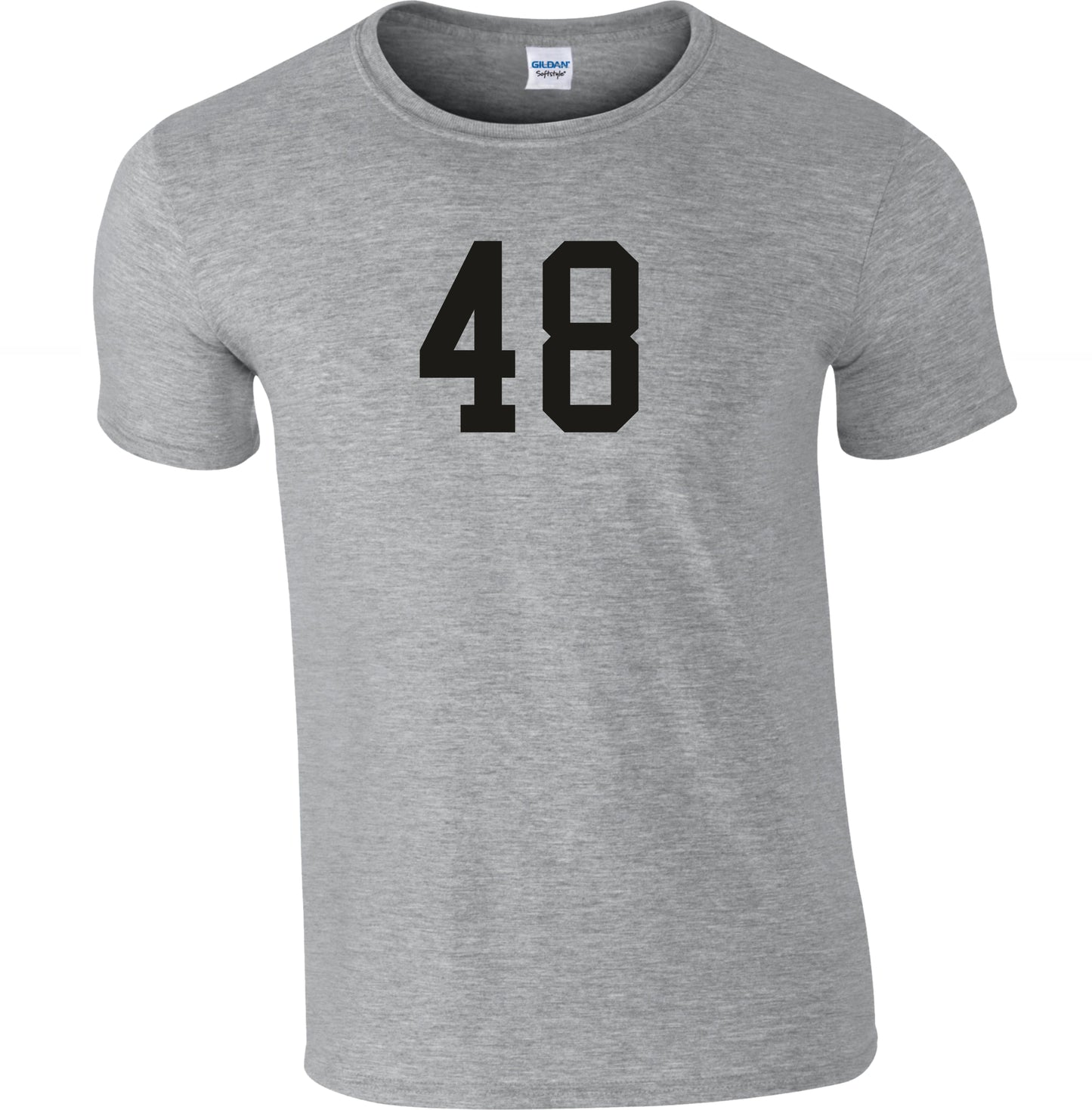 Custom Print Varsity Number T-Shirt - Personalised Ivy League, Retro College Style, Various Colours (Copy)