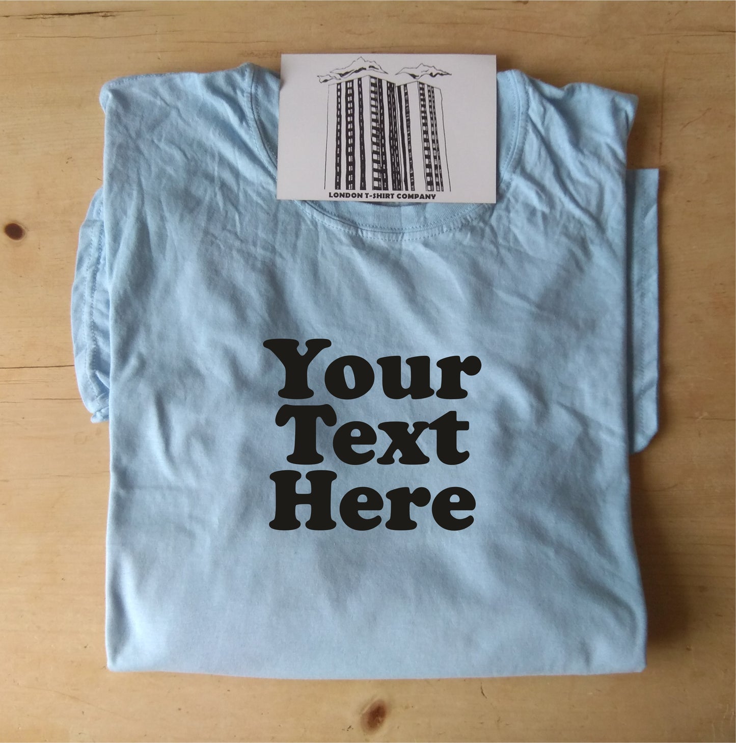 Custom Printed T-Shirt - Retro 70s Style, Personalised, Various Colours