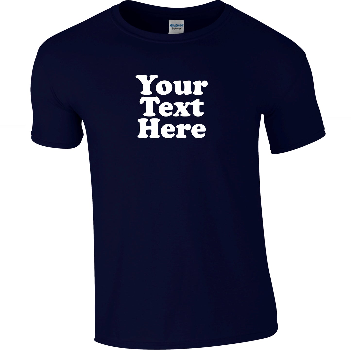 Custom Printed T-Shirt - Retro 70s Style, Personalised, Various Colours