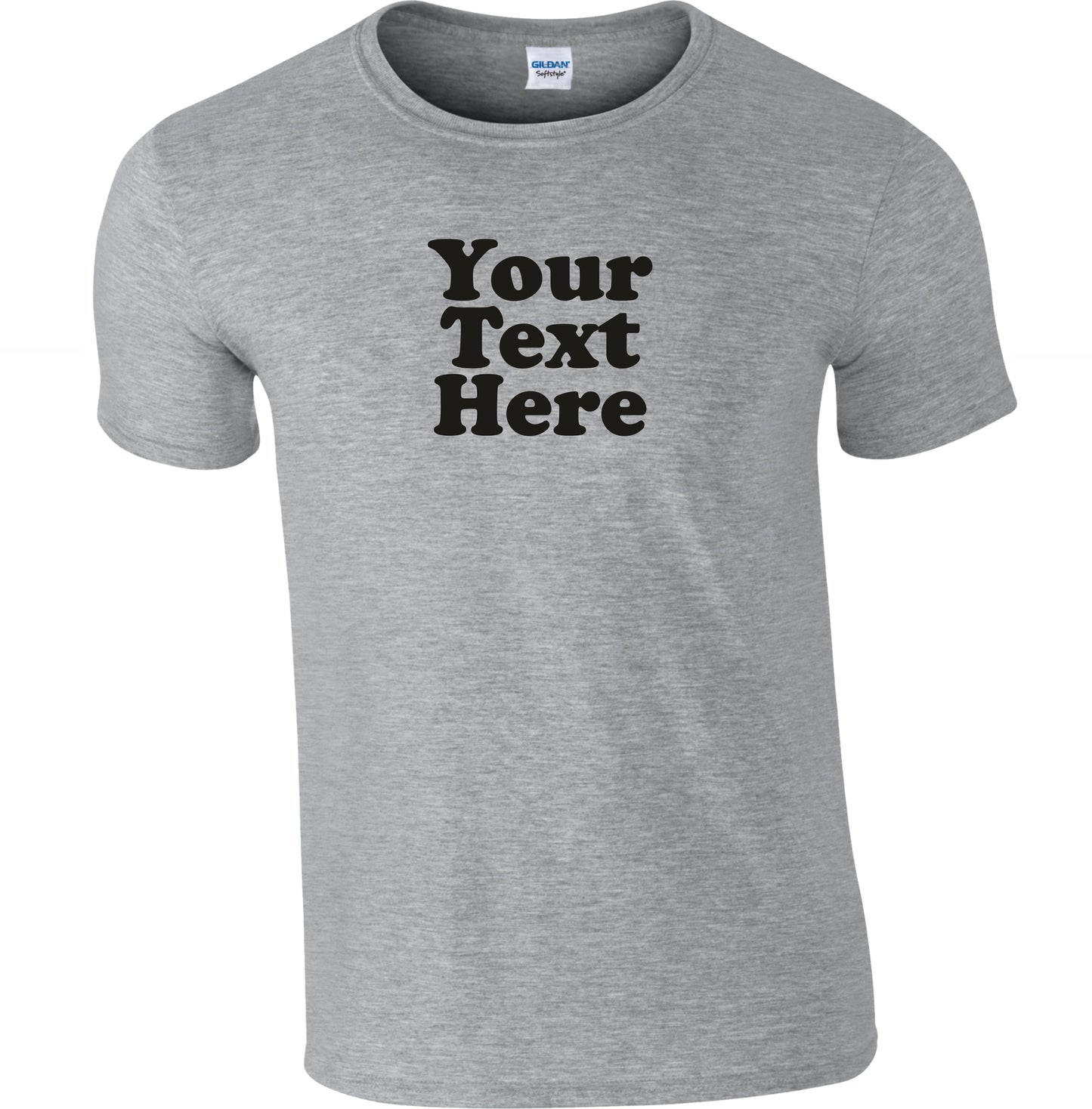 Custom Printed T-Shirt - Retro 70s Style, Personalised, Various Colours