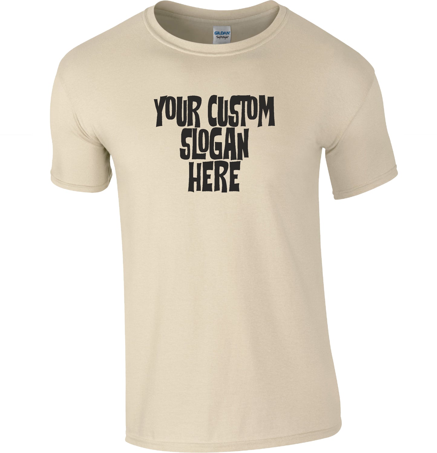 Custom Printed T-Shirt - Personalised Counter Culture Font, Various Colours
