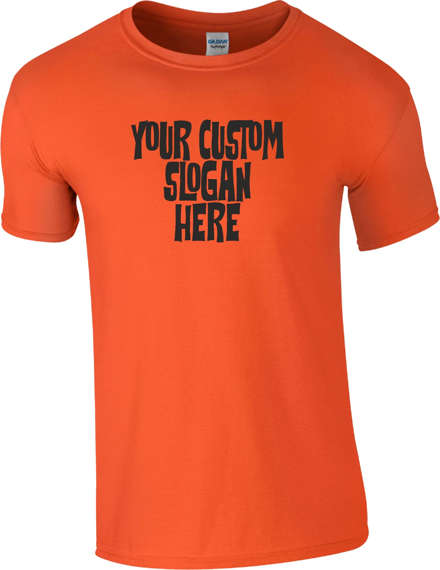 Custom Printed T-Shirt - Personalised Counter Culture Font, Various Colours