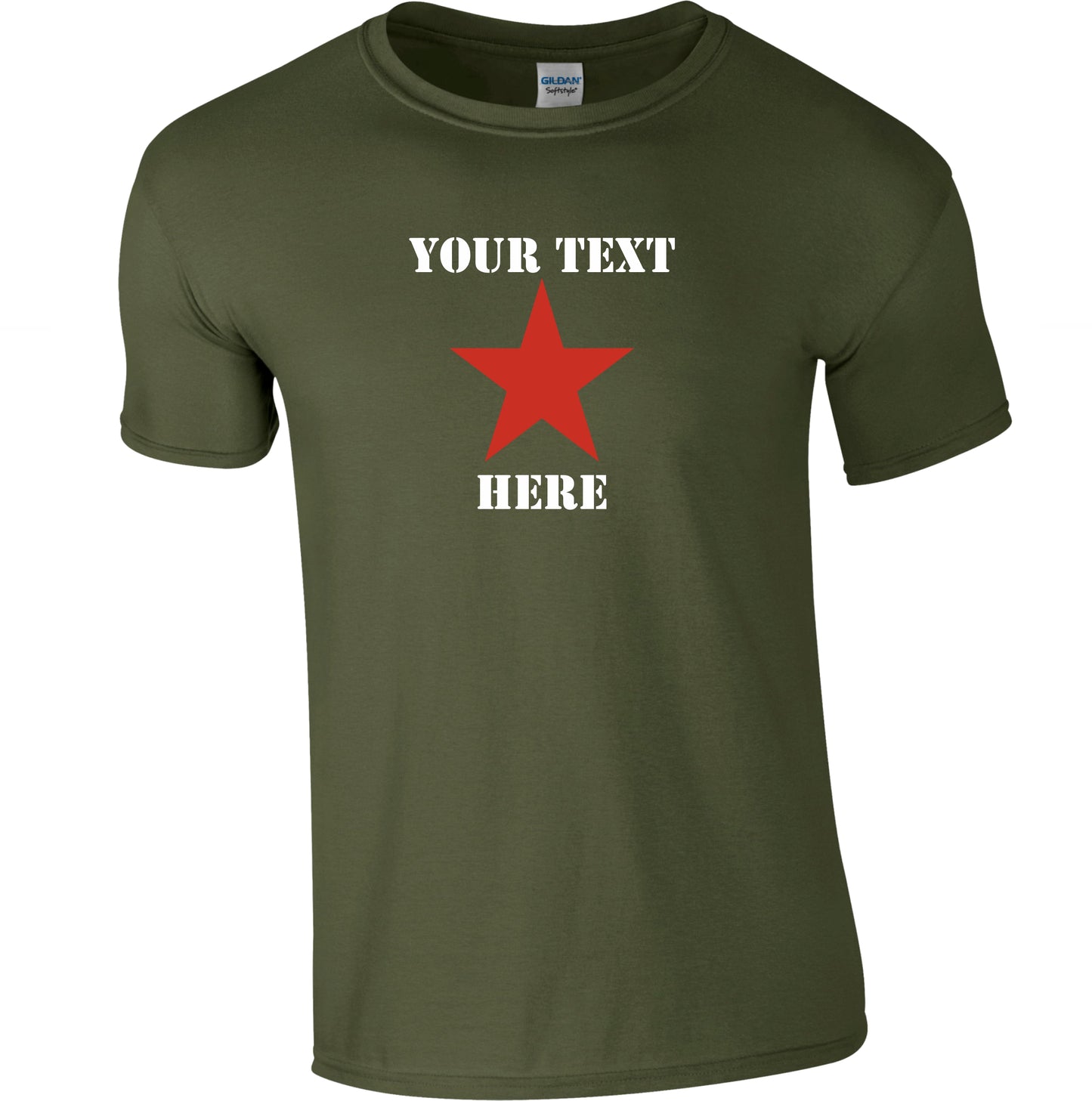 Custom Print Star T-Shirt - Punk Rocker, Protest, Various Colours