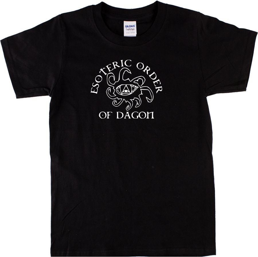 Esoteric Order of Dagon T-Shirt - HP Lovecraft Inspired, Horror, Literature, S-XXL