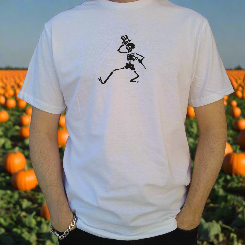 Dancing Skeleton T-Shirt - Halloween Gift, Gothic Horror Shirt, Various colours