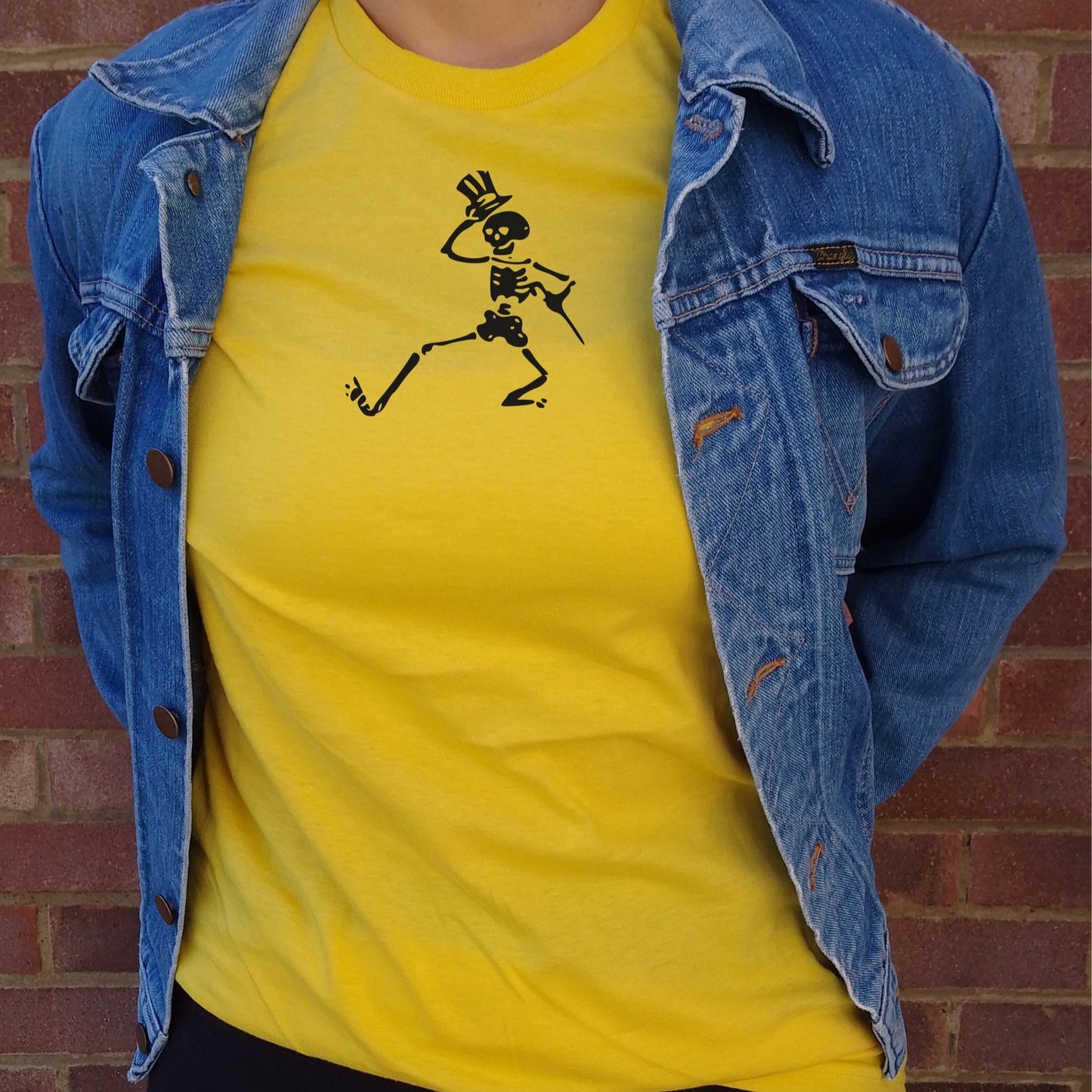 Dancing Skeleton T-Shirt - Halloween Gift, Gothic Horror Shirt, Various colours
