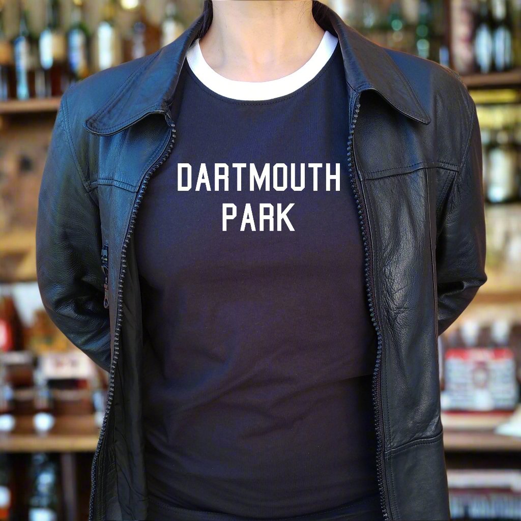 Dartmouth Park Ringer T-Shirt - London Souvenir, Custom Print Available, College Style, Various Colours