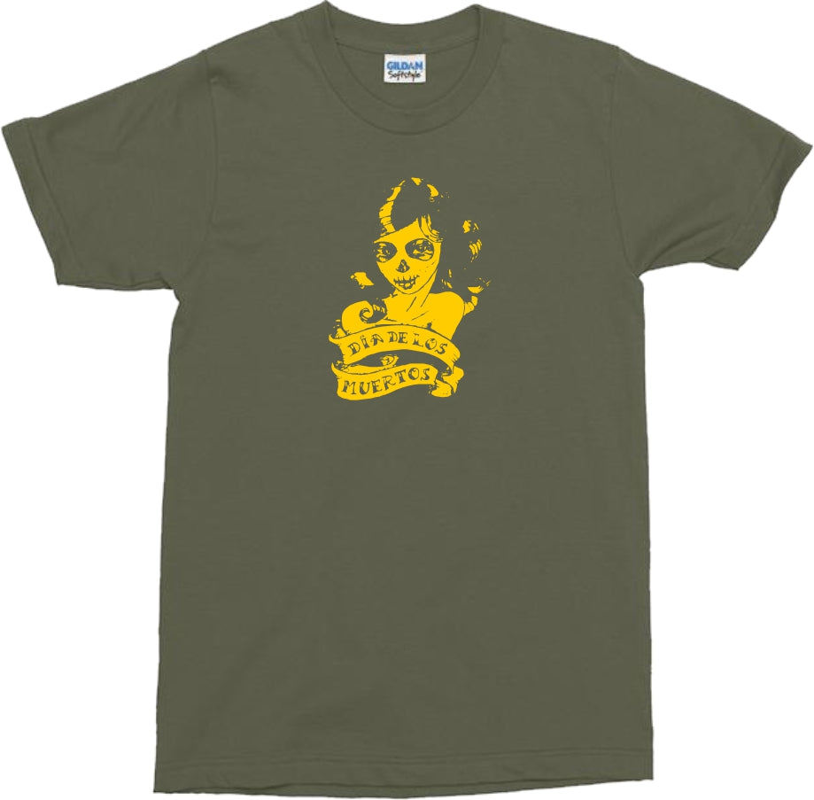 La Catrina 'Day Of The Dead' T-Shirt - Dia De Los Muertos, Mexican, Gothic, Various Colours