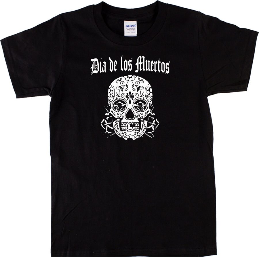 Mexican Skull T-Shirt - Day Of The Dead, Dia De Los Muertos, Various Colours