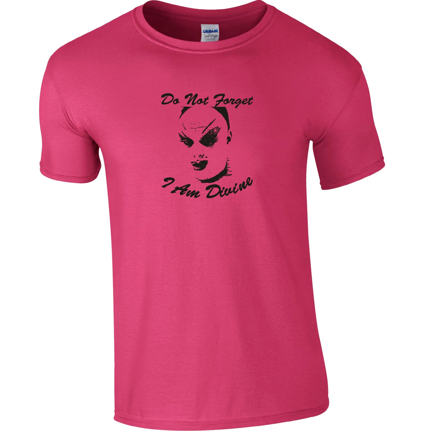 'I Am Divine' Pink Flamingos T-Shirt - Drag Queen, Cult Film, Various Colours