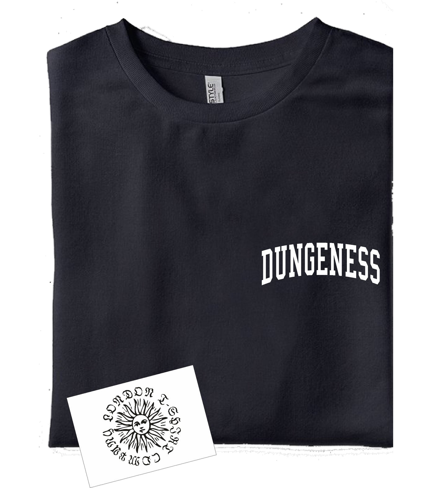 Dungeness Souvenir T-Shirt - lighthouse, Kent, Psychogeography, Various Colours