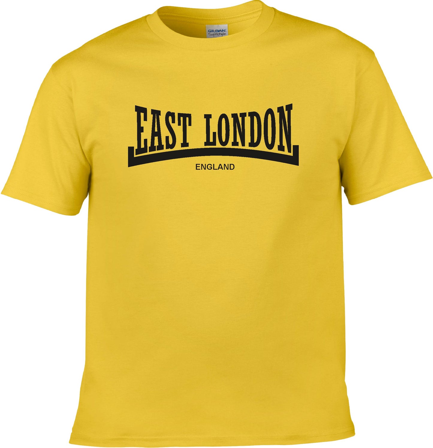 East London T-Shirt - London Souvenir, Custom Print Available, Various Colours