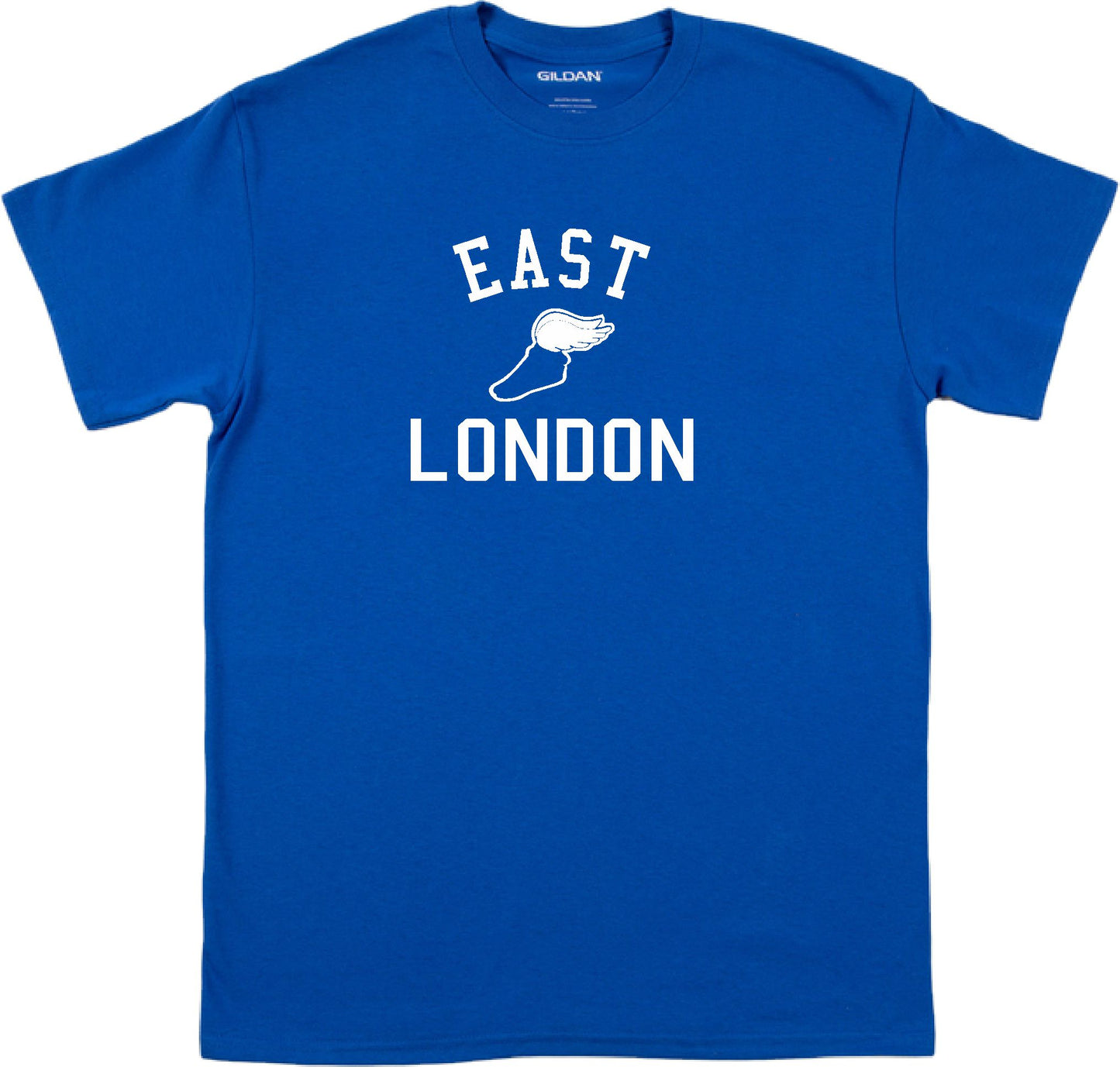 East London Retro Track T-Shirt - Running, College Style Souvenir, Various Colours