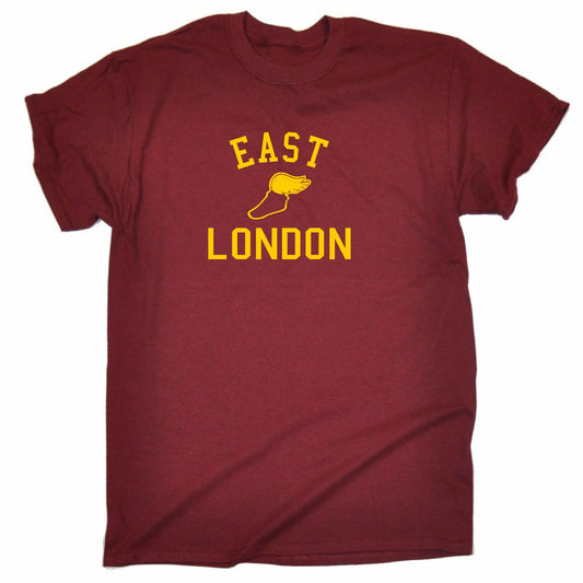 East London Retro Track T-Shirt - Running, College, Souvenir, Various Colours