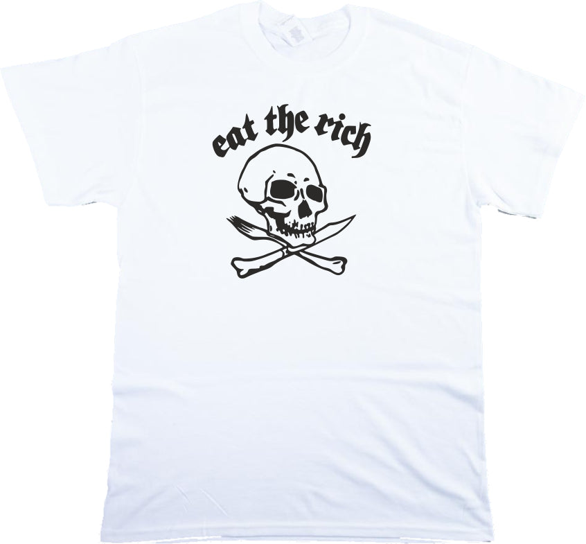Eat The Rich T-Shirt - Punk Rock, Protest Top, As Worn By, S-XXL