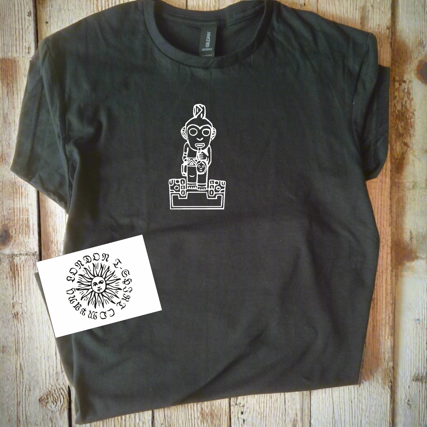 El Sacrificador T-Shirt - Sacrificer snuff tablet, Atacama Chile, Tribal, Various Colours