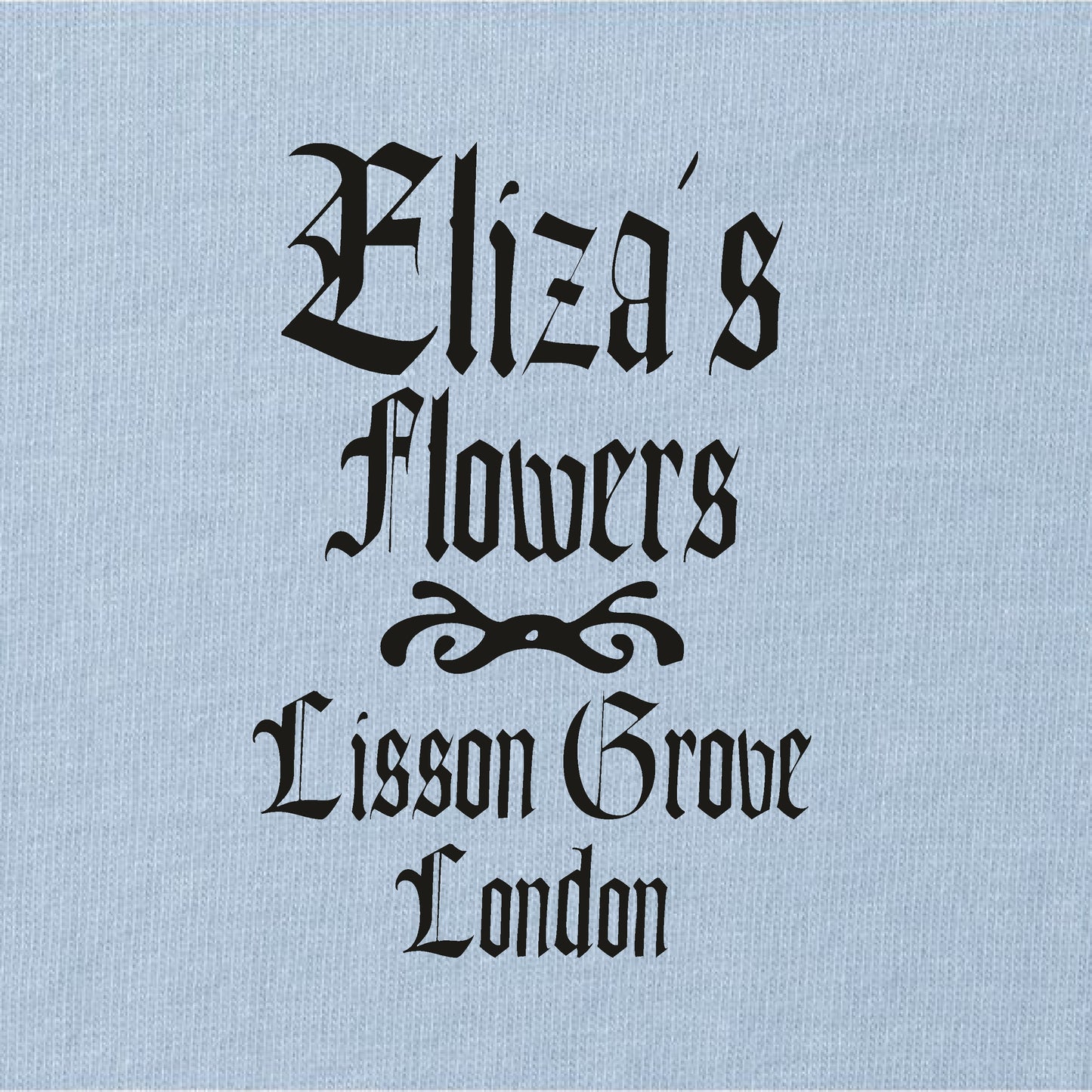Eliza's Flowers Organic Cotton T-Shirt - Lisson Grove, London, Pygmalion, Various Colours