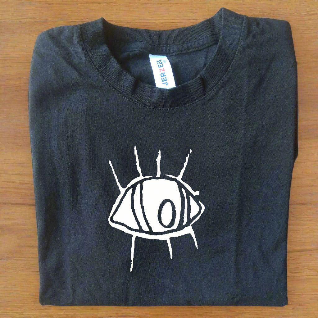 Eye T-Shirt - Organic Cotton, Unique Eye Art, Various Colours