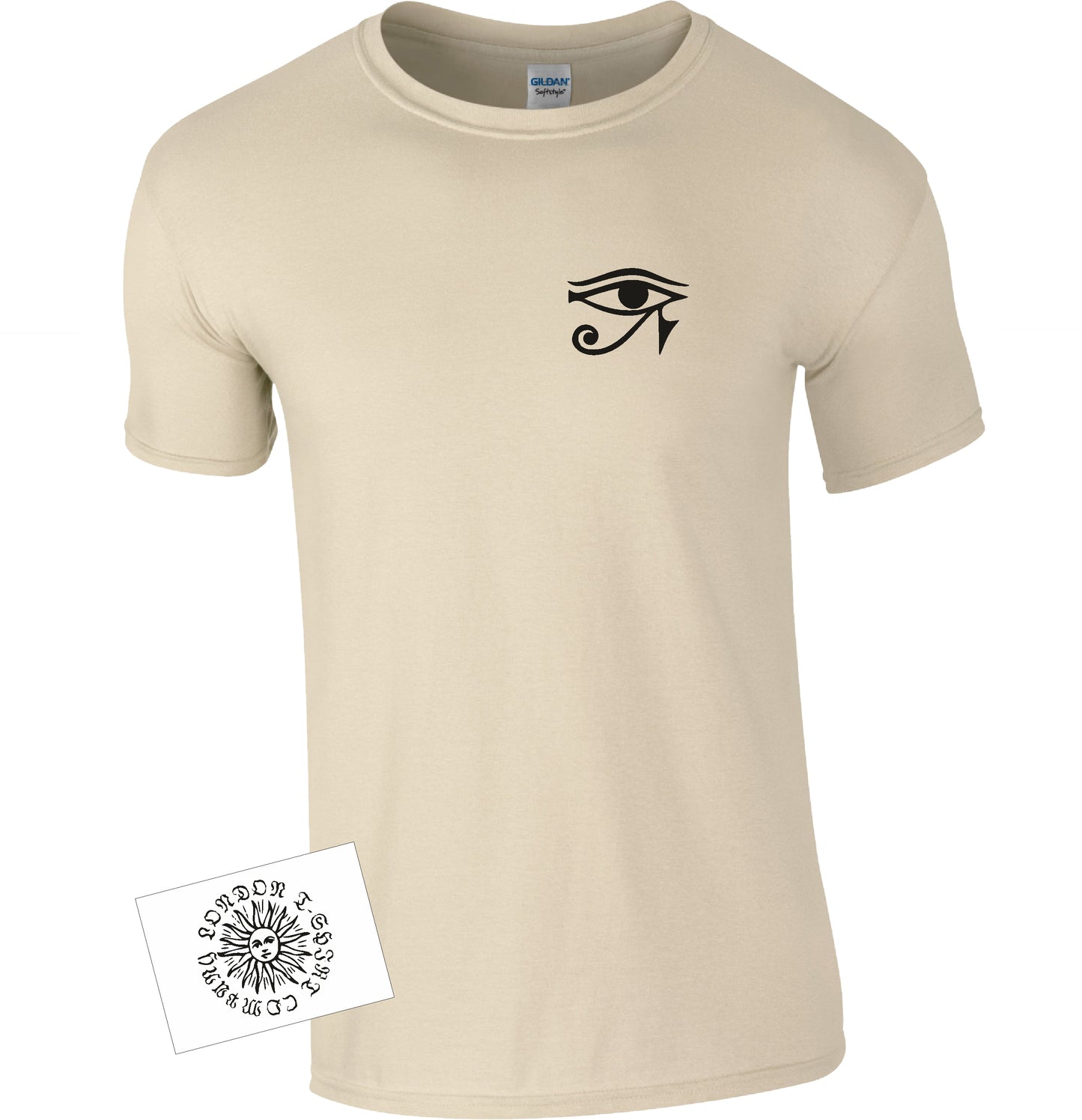 Eye Of Ra Pocket Logo T-Shirt - Egyptian Symbol, Various Colours