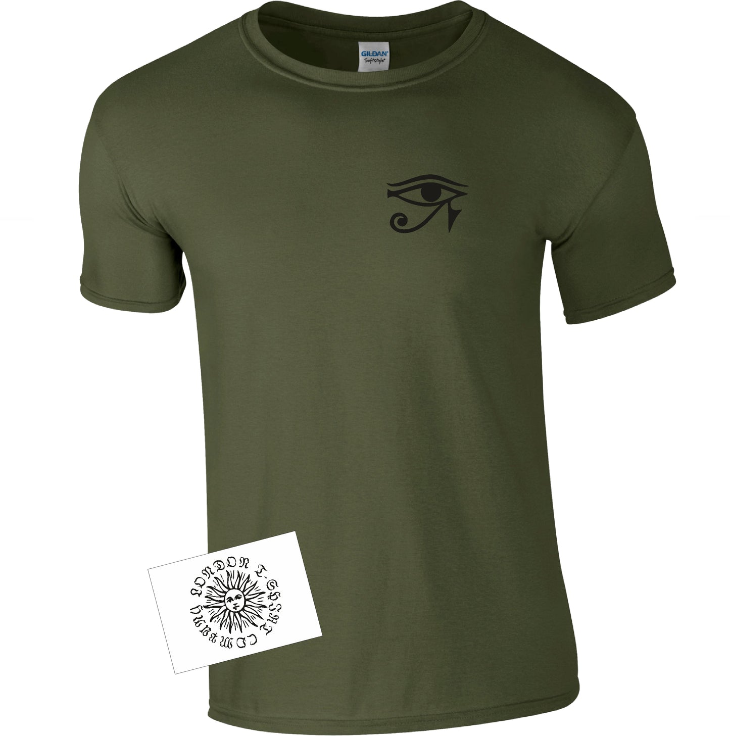Eye Of Ra Pocket Logo T-Shirt - Egyptian Symbol, Various Colours