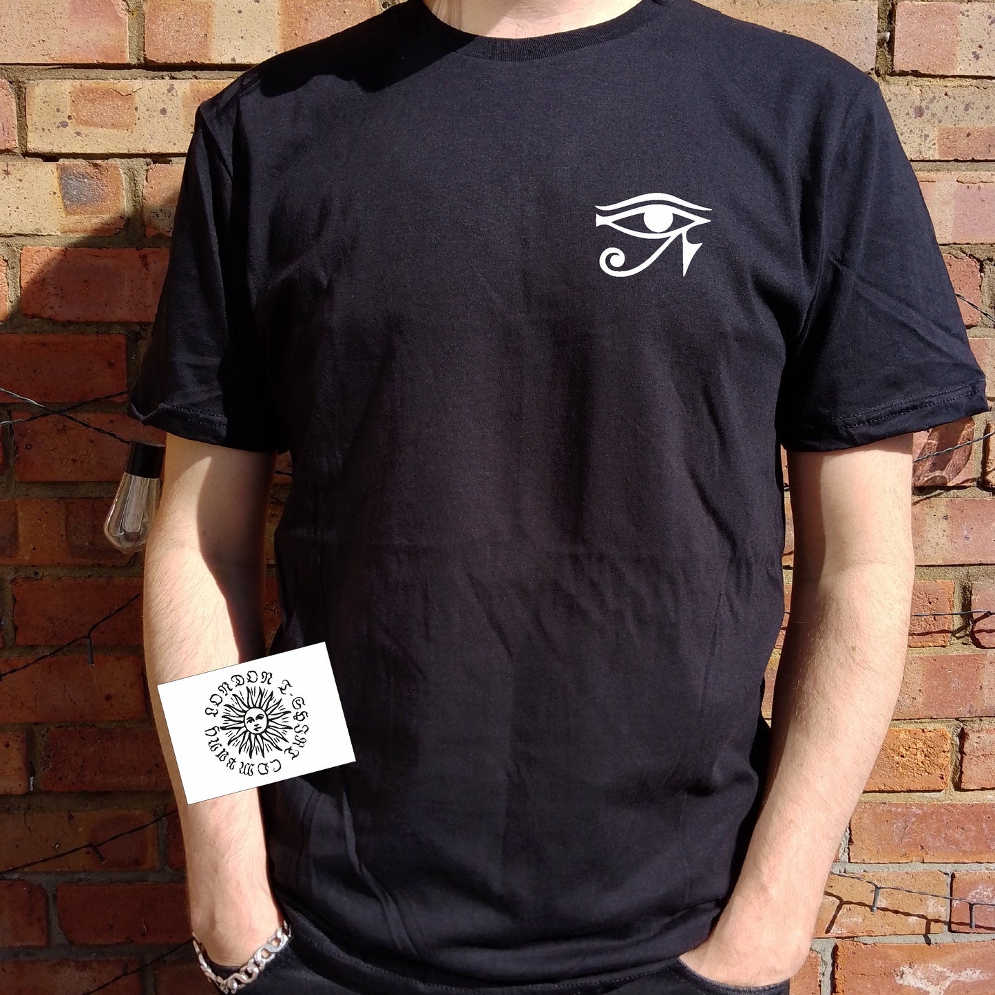 Eye Of Ra Pocket Logo T-Shirt - Egyptian Symbol, Various Colours